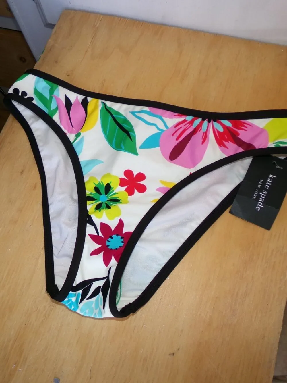 Kate Spade NWT Floral Bikini Bottoms Sz XS